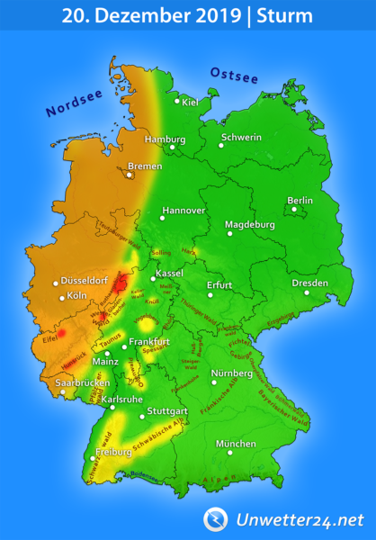 Sturm am 20. Dezember 2019