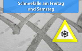 Schnee Anfang Januar 2020