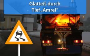 Glatteis Tief Amrei am 7. Januar 2020