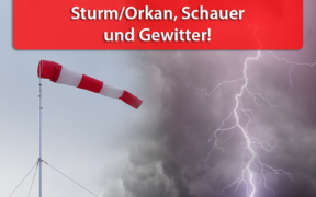 Unwetterlage am 28. Januar 2020