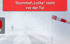 Sturmlage "Lolita" mit Schauern und Gewittern am 28. Januar 2020