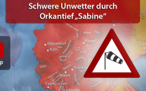 Orkantief "Sabine" vom 9. bis 11. Februar 2020