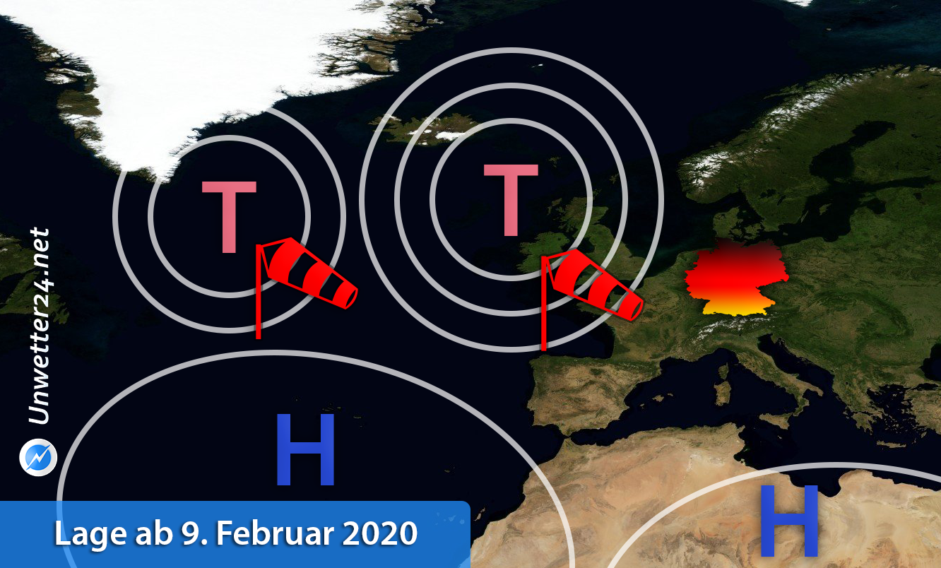 Beginn einer Sturmserie: Sonntag erste Sturmlage - Unwetter24.net