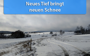 Tief Elli bringt am 05. März 2020 Schnee