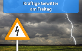 Kräftige Gewitter am 20. März 2020