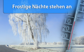 Frost Nacht zum 23. März 2020