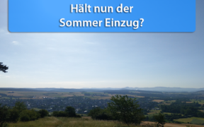 Sommerliches Wetter April 2020