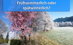 Wettertrend Mitte April 2020