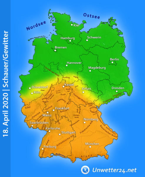 Gewitter am 18. April 2020 UPDATE