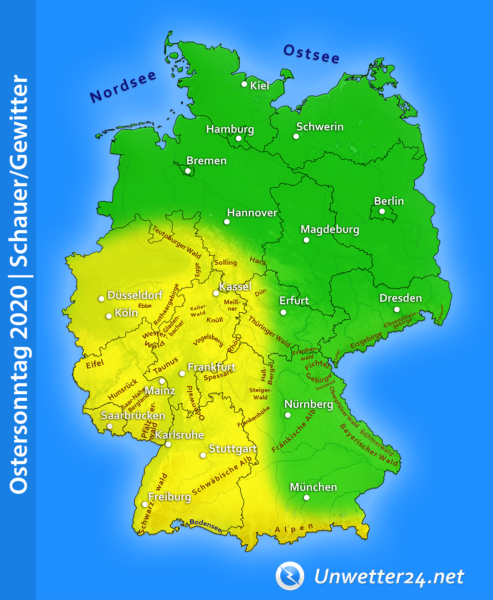 Gewitter am Ostersonntag 2020