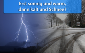 Gewitter, Starkregen und Schnee im Mai 2020