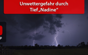 Unwetter Tief Nadine am 17. Juni 2020