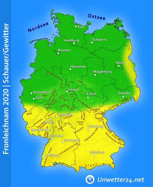 Gewitter Fronleichnam 2020