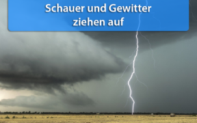 Tief Anja bringt am 19. Juli 2020 Gewitter