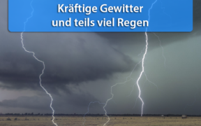 Starkregen und Gewitter am 26. Juli 2020