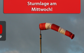 Sturmlage Tief "Kirsten" Ende August 2020