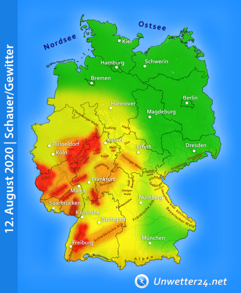 Gewitter am 12. August 2020