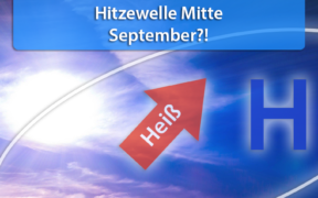 Hitzewelle Mitte September 2020