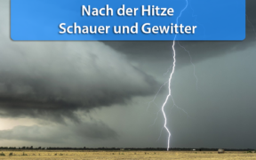 Mitte September 2020 nach Hitze Gewitter