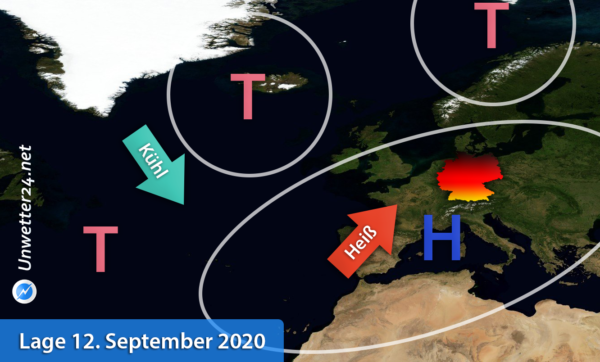 Hitzewelle Mitte September 2020