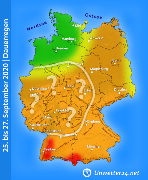 Regen Tiefs "Wicca" und "Xyla" 2020