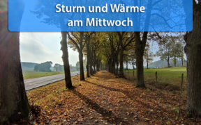 Sturm und Wärme am 21. Oktober 2020