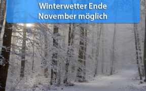 Winterwetter Ende November 2020
