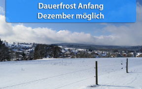 Winterlich Anfang Dezember 2020