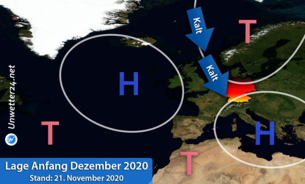 Kalte Phase Anfang Dezember 2020