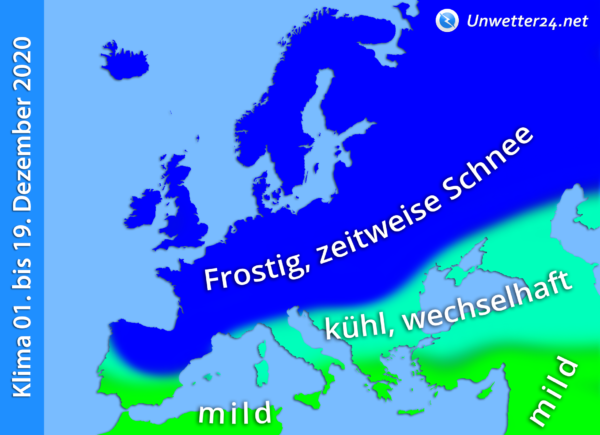 Schnee und Frost Dezember 2020