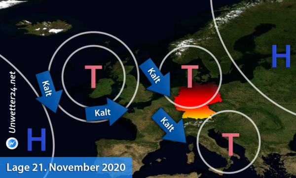 Wintereinbruch 21. November 2020