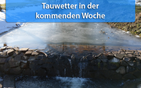 Tauwetter Mitte Dezember 2020