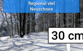 Neuschnee nach Weihnachten 2020