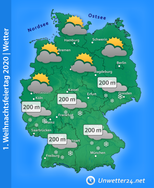 Wetter 1. Weihnachtsfeiertag 2020