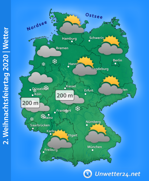 Wetter 2. Weihnachtsfeiertag 2020