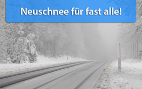 Neuschnee Anfang Januar 2021