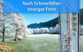 Strenger Frost Mitte Januar 2021