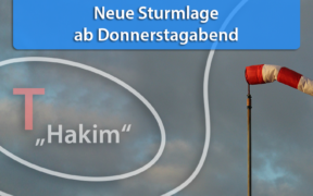 Sturmlage "Hakim" Januar 2021