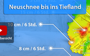 Tief "Jussuf" Neuschnee 24. Januar 2021