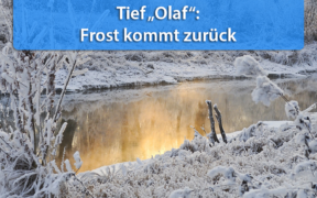 Frost Monatswechsel Januar-Februar 2021