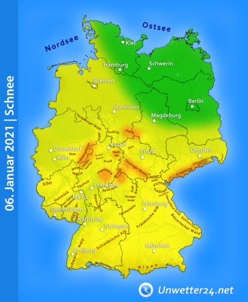 Schnee 06. Januar 2021