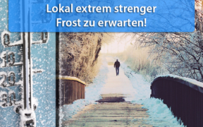 Strenger Frost Februar 2021