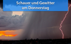 Schauer und Gewitter Anfang März 2021