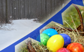 Schnee an Ostern 2021