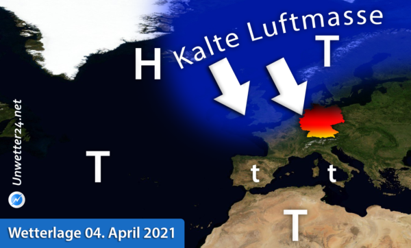 Wetterlage 04. April 2021