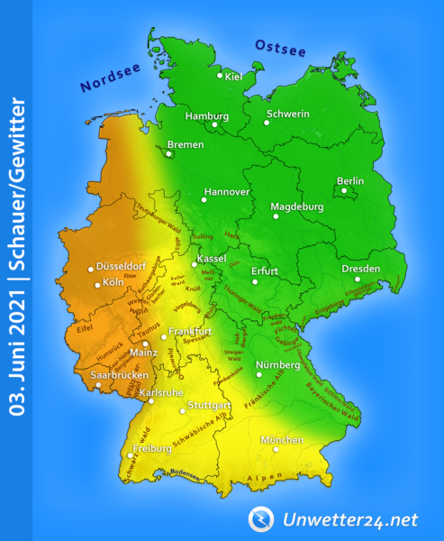 Gewitter Fronleichnam 2021