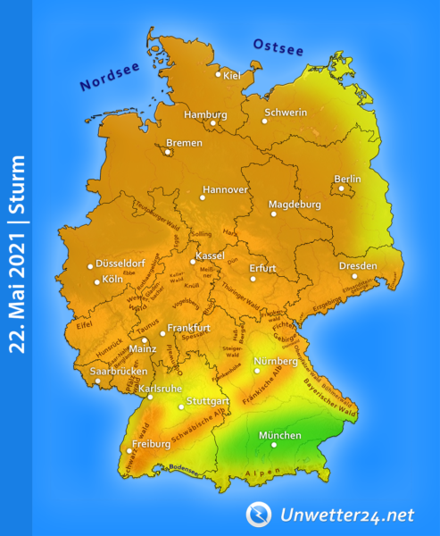 Sturm Marco am 22. Mai 2021