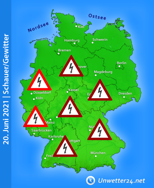 Unwetter 20. Juni 2021