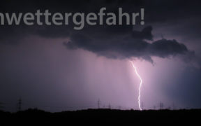 Unwettergefahr ab 22. August 2021