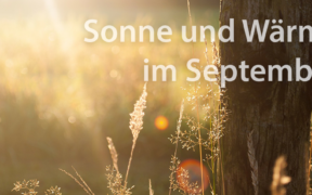 Sonne und Wärme September 2021